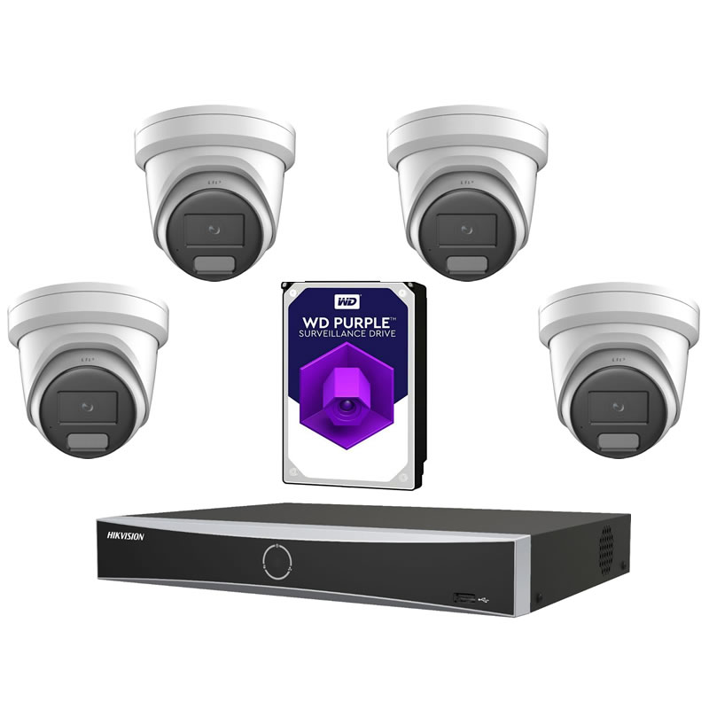 set 4x Hikvision DS-2CD2387G3-LIS2UY/SL