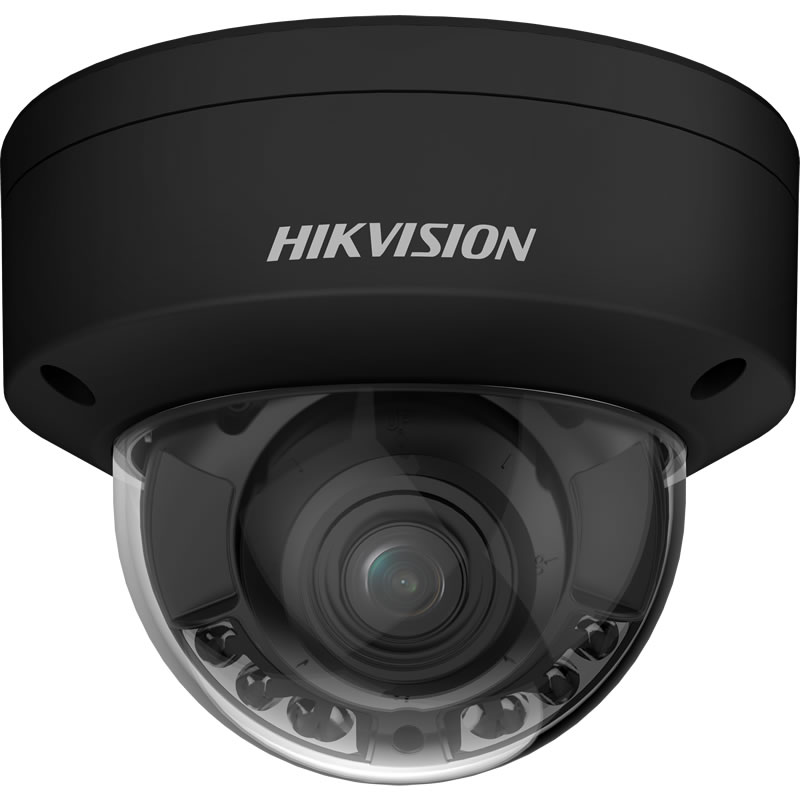 Hikvision DS-2CD2787G2HT-LIZS – 8MP varifocale 2.8‑12mm Hybride ColorVu dome (zwart)